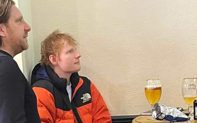 Ed Sheeran enjoys night out with random dads during surprise pub visits Ed Sheeran enjoys night out with random dads during surprise pub visits