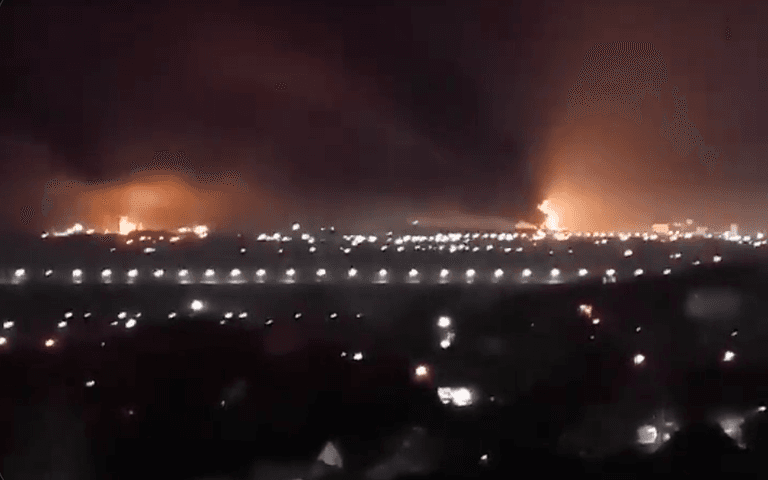 Multiple fires at oil depots in Russia’s Bryansk, near Ukraine Multiple fires at oil depots in Russia’s Bryansk, near Ukraine