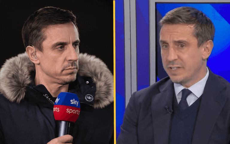 Gary Neville admits to ‘unprofessional’ commentary during Liverpool vs Man Utd Gary Neville admits to ‘unprofessional’ commentary during Liverpool vs Man Utd