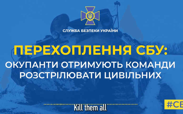 ‘Kill them all’: Chilling audio appears to reveal moment Russian troops ‘ordered to wipe out village’ ‘Kill them all’: Chilling audio appears to reveal moment Russian troops ‘ordered to wipe out village’