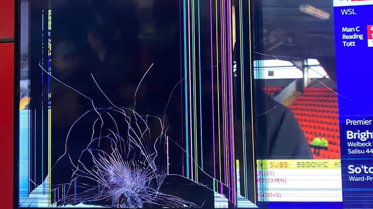 Merseyside Police investigating criminal damage in Anfield away end Merseyside Police investigating criminal damage in Anfield away end