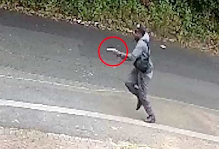 CCTV footage shows gunman open fire on rival as he yells, ‘think you’re a bad boy, yeh’ CCTV footage shows gunman open fire on rival as he yells, ‘think you’re a bad boy, yeh’
