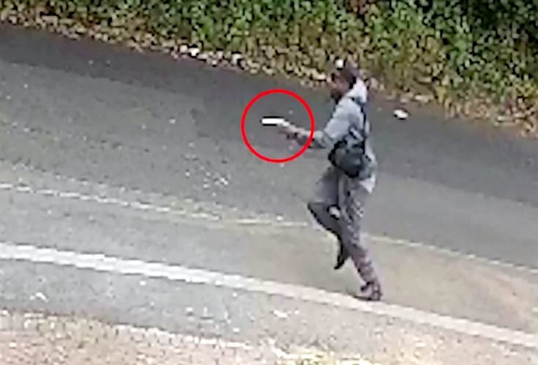 CCTV footage shows gunman open fire on rival as he yells, ‘think you’re a bad boy, yeh’ CCTV footage shows gunman open fire on rival as he yells, ‘think you’re a bad boy, yeh’