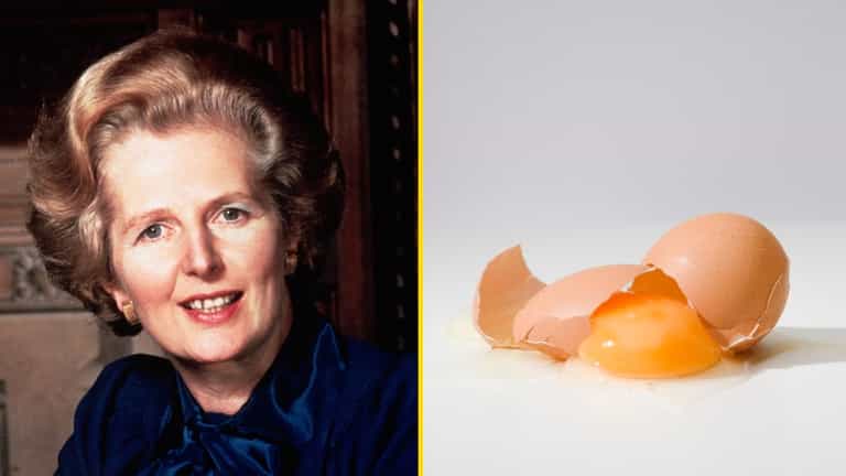 Margaret Thatcher statue egged hours after being unveiled to public Margaret Thatcher statue egged hours after being unveiled to public