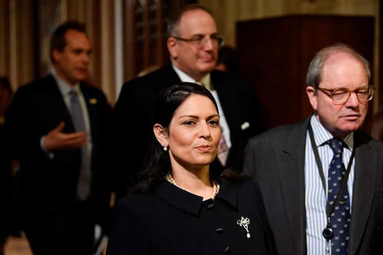 Priti Patel permanently lifts restrictions on police stop and search powers Priti Patel permanently lifts restrictions on police stop and search powers