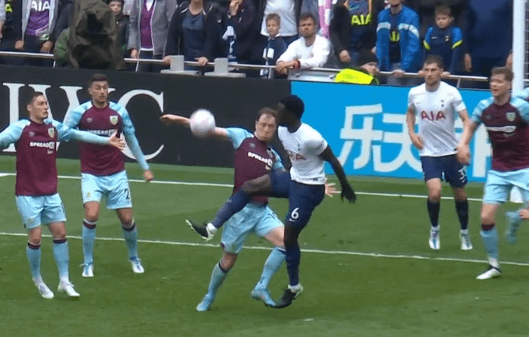 Tottenham awarded controversial penalty against Burnley in crucial clash Tottenham awarded controversial penalty against Burnley in crucial clash
