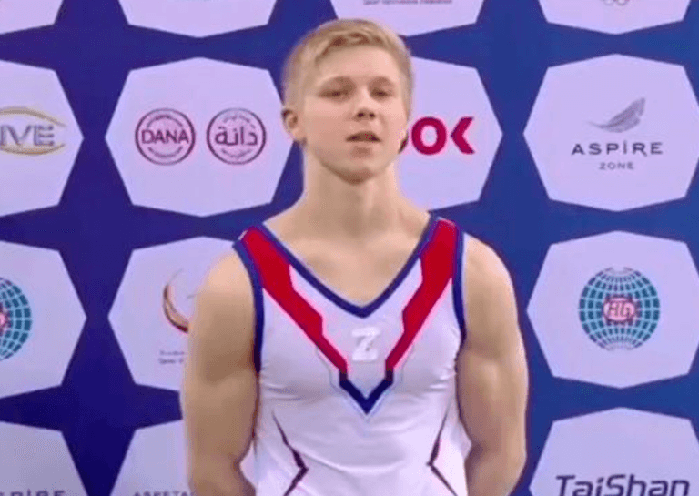Russian gymnast who wore ‘Z’ symbol has been banned from the sport for a year Russian gymnast who wore ‘Z’ symbol has been banned from the sport for a year