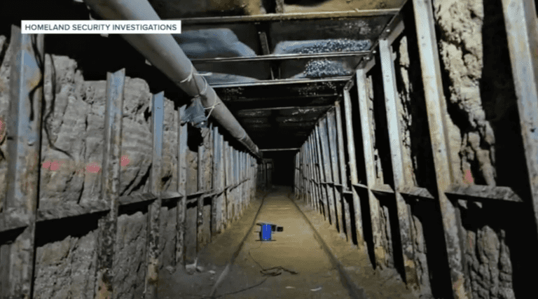 Huge drug smuggling tunnel with rail system discovered under US-Mexican border Huge drug smuggling tunnel with rail system discovered under US-Mexican border