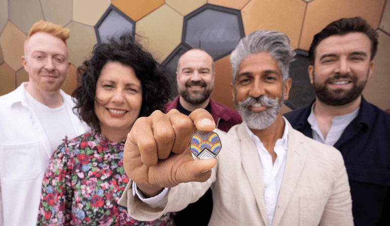 Rainbow-coloured 50p revealed by Royal Mint to mark 50th anniversary of Pride in UK Rainbow-coloured 50p revealed by Royal Mint to mark 50th anniversary of Pride in UK