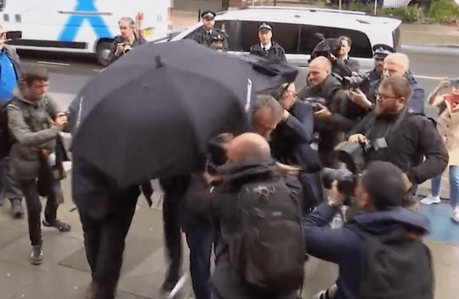 Kurt Zouma barges through crowd before pleading guilty to kicking and slapping a cat