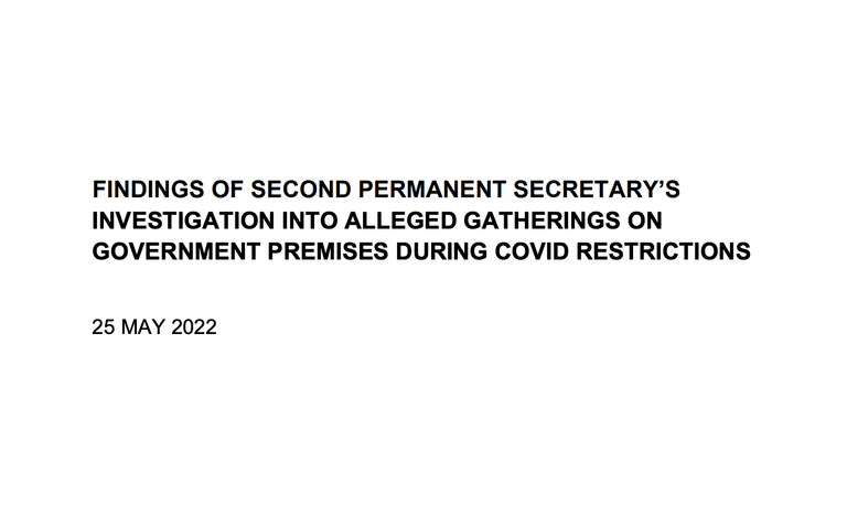 Read the Sue Gray report in full Read the Sue Gray report in full