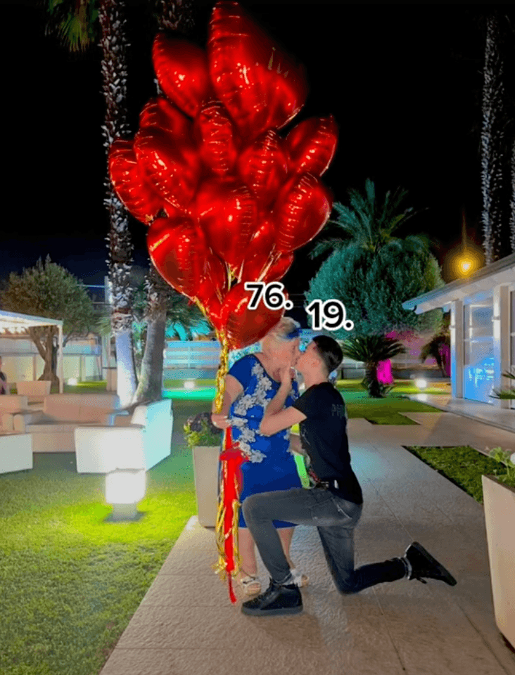 Gran, 76, and her 19-year-old lover go viral after teen reveals proposal video on TikTok Gran, 76, and her 19-year-old lover go viral after teen reveals proposal video on TikTok