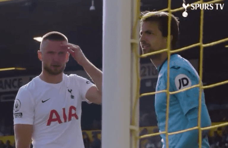 Eric Dier heard asking Tim Krul what Mo Salah had given him after Son save Eric Dier heard asking Tim Krul what Mo Salah had given him after Son save