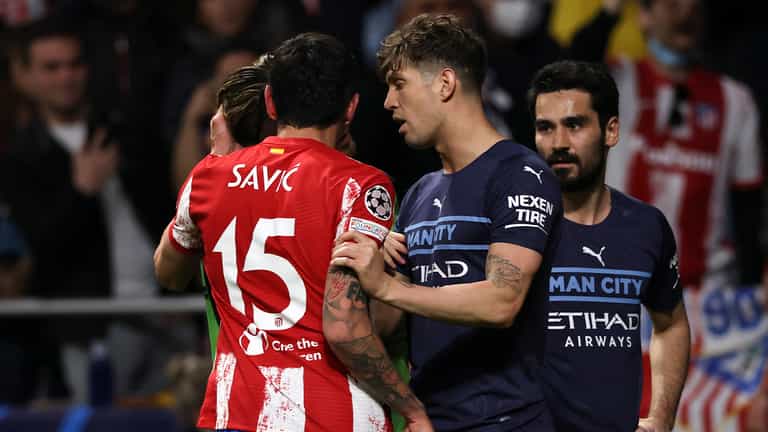 Manchester City fined for ‘improper behaviour’ at Atletico Madrid Manchester City fined for ‘improper behaviour’ at Atletico Madrid