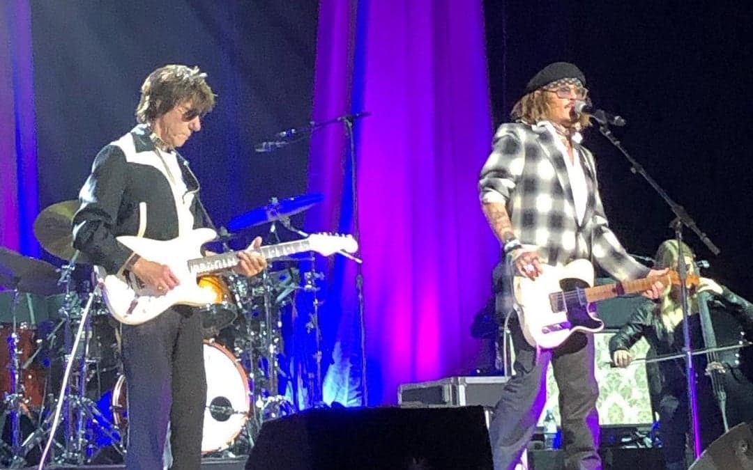 Johnny Depp makes surprise performance in Sheffield as he awaits verdict in defamation case