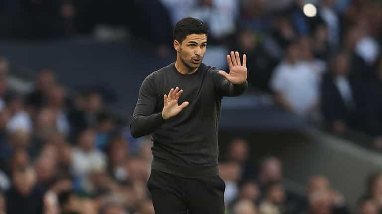 Mikel Arteta trolled with Snapchat filter after North London Derby loss Mikel Arteta trolled with Snapchat filter after North London Derby loss