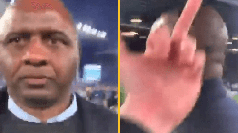 Fan footage emerges from the moment Patrick Vieira ‘kicked’ Everton supporter Fan footage emerges from the moment Patrick Vieira ‘kicked’ Everton supporter