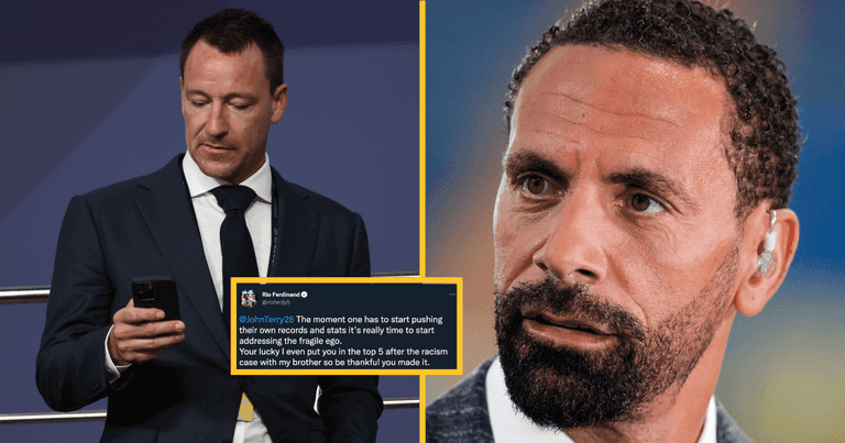 Rio Ferdinand and John Terry in Twitter war after controversial ‘top 5’ pick Rio Ferdinand and John Terry in Twitter war after controversial ‘top 5’ pick