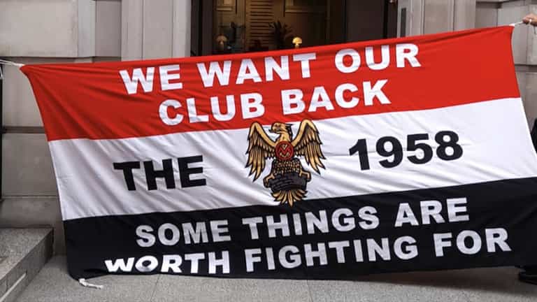 Man United fan group target club’s London offices for latest Glazer protest Man United fan group target club’s London offices for latest Glazer protest
