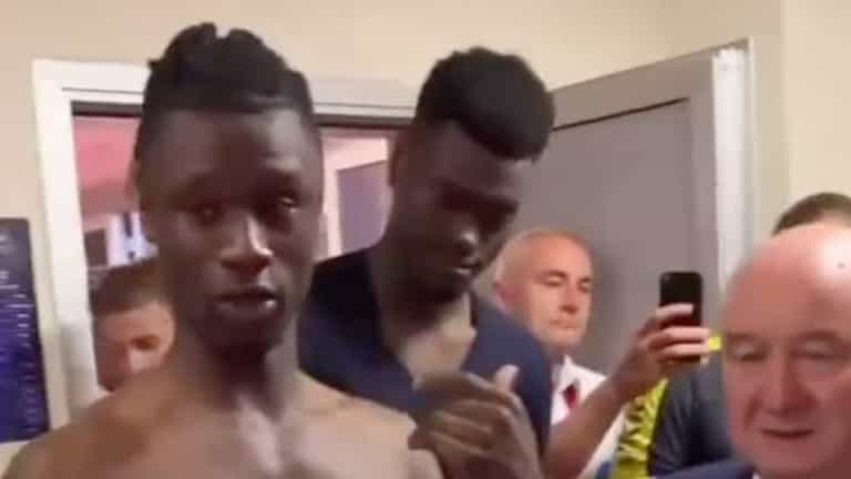 ‘Classy’ Eduardo Camavinga gifts France shirts to Ukrainian opponents ‘Classy’ Eduardo Camavinga gifts France shirts to Ukrainian opponents