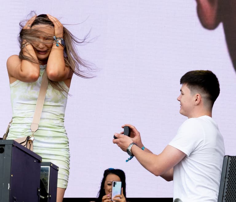 Parklife boss wants to pay for couple’s honeymoon after they got engaged at his festival Parklife boss wants to pay for couple’s honeymoon after they got engaged at his festival