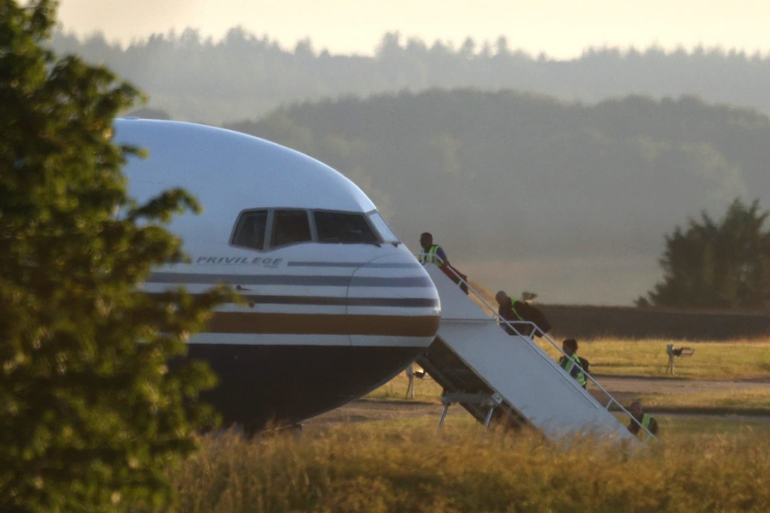 ‘Shameful’ Rwanda flight unable to take off after last-minute legal bids