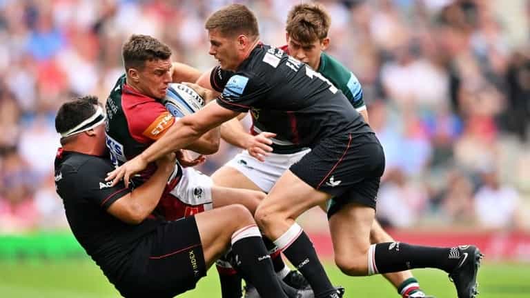 Leicester Tigers left fuming with Wayne Barnes after crucial red card decision Leicester Tigers left fuming with Wayne Barnes after crucial red card decision