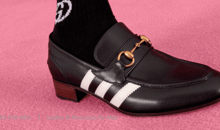 Adidas and Gucci team up together to create £785 loafers Adidas and Gucci team up together to create £785 loafers