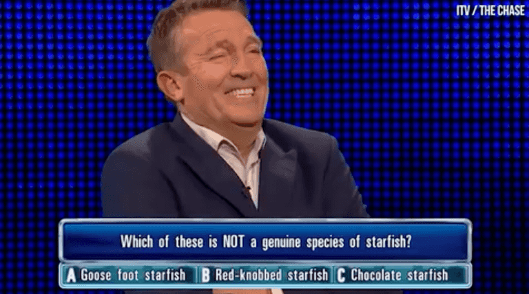 The Chase star Bradley Walsh can’t control his laughter after the most NSFW answer ever The Chase star Bradley Walsh can’t control his laughter after the most NSFW answer ever