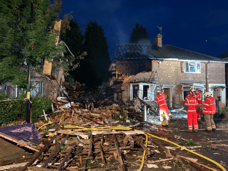 Birmingham: Woman found dead after house destroyed in suspected gas explosion in Kingstanding Birmingham: Woman found dead after house destroyed in suspected gas explosion in Kingstanding