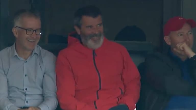 Roy Keane booed as he appears on big screen in front of 50,000 fans Roy Keane booed as he appears on big screen in front of 50,000 fans