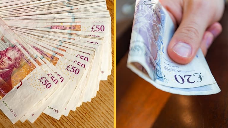 Brits with £20 and £50 notes have been given a 100 day warning Brits with £20 and £50 notes have been given a 100 day warning