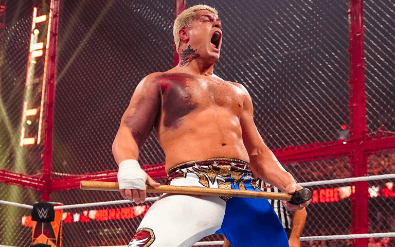 WWE star tears pec ahead of Hell in a Cell match and still goes on to ‘win’ WWE star tears pec ahead of Hell in a Cell match and still goes on to ‘win’