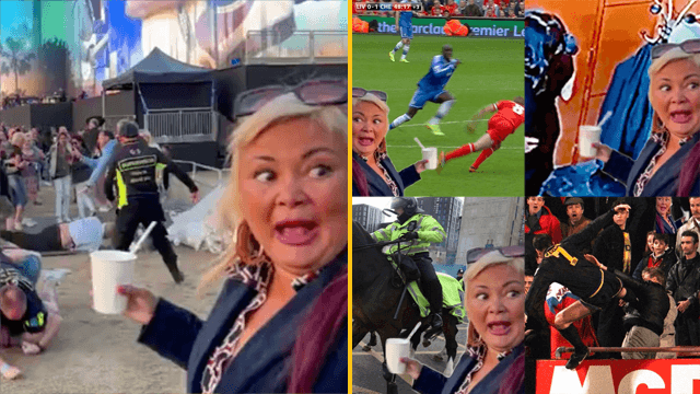 FootballJOE Photoshop Challenge #9: Hyde Park brawl woman FootballJOE Photoshop Challenge #9: Hyde Park brawl woman
