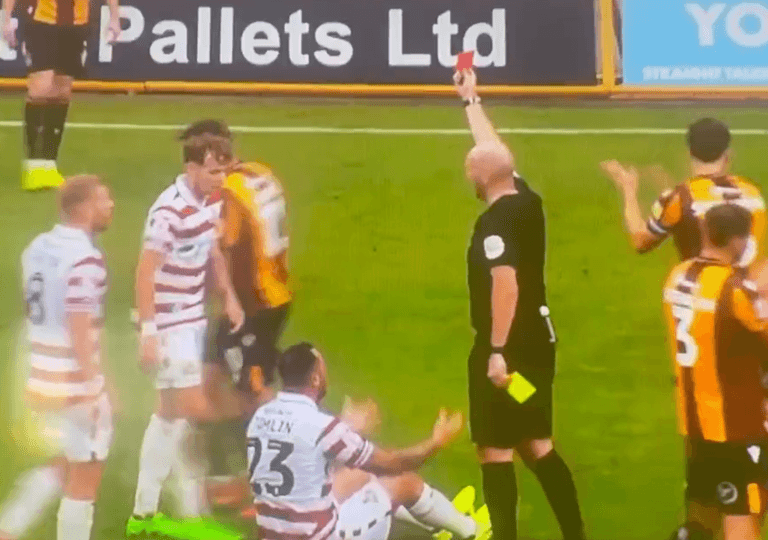 We’ve already seen the most bizarre red card of the football season We’ve already seen the most bizarre red card of the football season