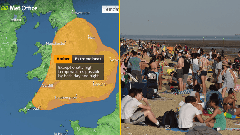 Met Office upgrades extreme heat warning amid risks to life, property and transport services Met Office upgrades extreme heat warning amid risks to life, property and transport services