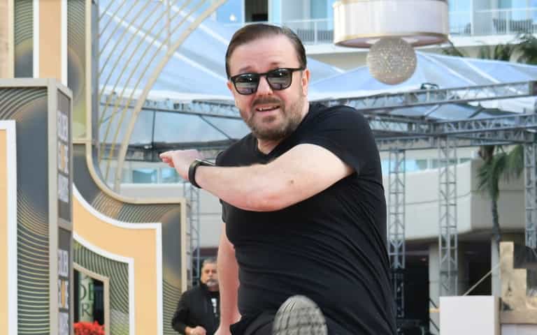 Ricky Gervais’ home town has named a rubbish truck after him and he’s not down in the dumps about it at all Ricky Gervais’ home town has named a rubbish truck after him and he’s not down in the dumps about it at all
