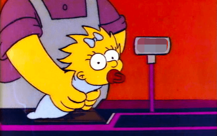Amazing reason Maggie was scanned in the opening credits of The Simpsons has been revealed Amazing reason Maggie was scanned in the opening credits of The Simpsons has been revealed