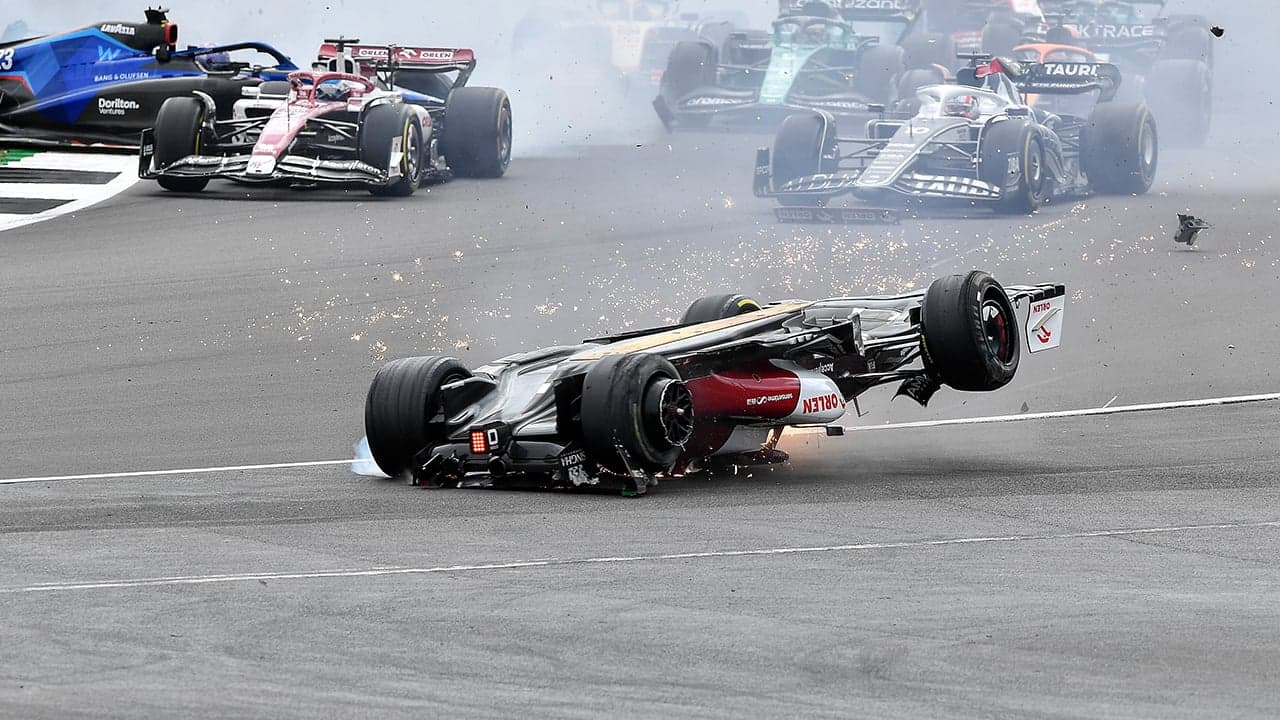 “I don’t know how I survived”: Zhou Guanyu relives horror crash at Silverstone