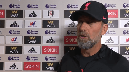 Jurgen Klopp slams ‘really bad’ Liverpool attitude after Fulham draw in Premier League opener