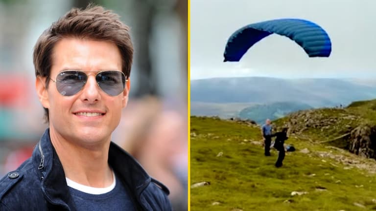 Tom Cruise apologises for interrupting couple’s date with high-flying Mission Impossible stunt Tom Cruise apologises for interrupting couple’s date with high-flying Mission Impossible stunt
