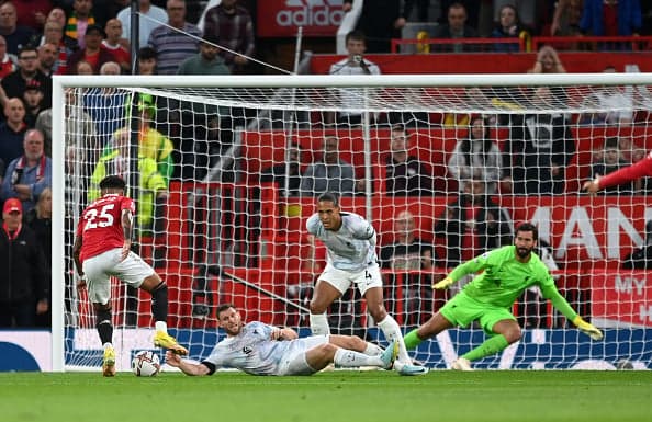 Virgil van Dijk becomes a meme after questionable defending gifts Man Utd first goal Virgil van Dijk becomes a meme after questionable defending gifts Man Utd first goal