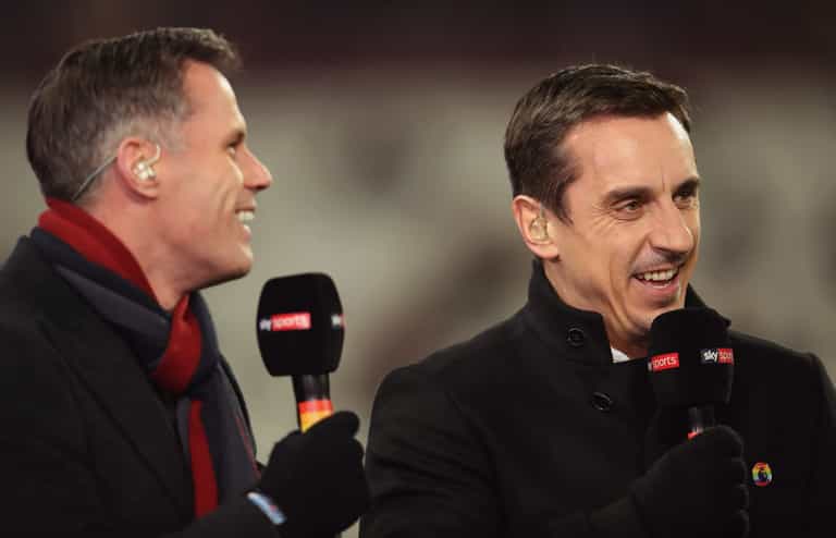 Jamie Carragher trades Twitter blows with Gary Neville over Glazers tweet Jamie Carragher trades Twitter blows with Gary Neville over Glazers tweet