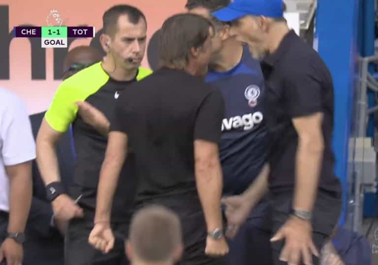 Antonio Conte and Thomas Tuchel sent off as Chelsea and Spurs draw Antonio Conte and Thomas Tuchel sent off as Chelsea and Spurs draw