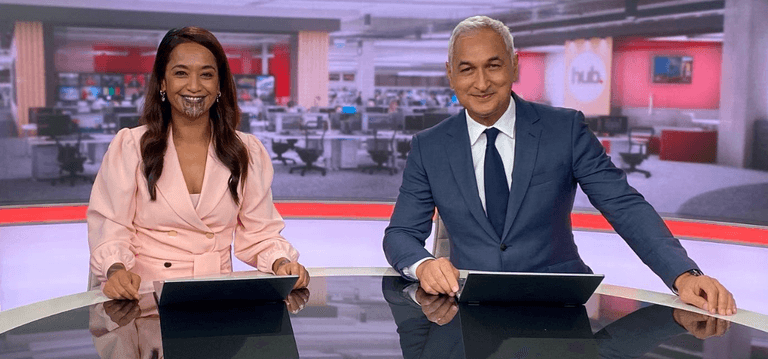 Newsreader hits back at viewer who called her Maori face tattoo a ‘bad look’ Newsreader hits back at viewer who called her Maori face tattoo a ‘bad look’