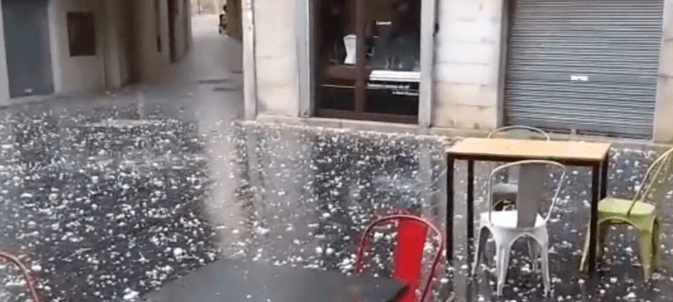 One-year-old tragically killed by four-inch hail stone during Spanish storm