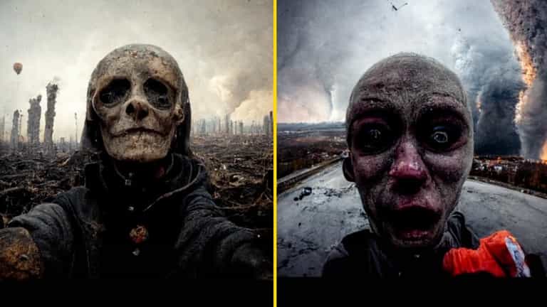 The horrifying reality of what the last selfies on Earth will look like, according to AI The horrifying reality of what the last selfies on Earth will look like, according to AI