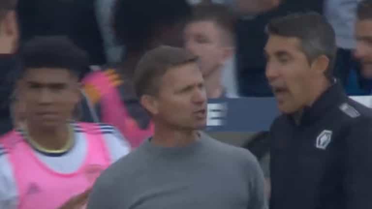 Jesse Marsch and Bruno Lage involved in heated altercation after full-time whistle Jesse Marsch and Bruno Lage involved in heated altercation after full-time whistle