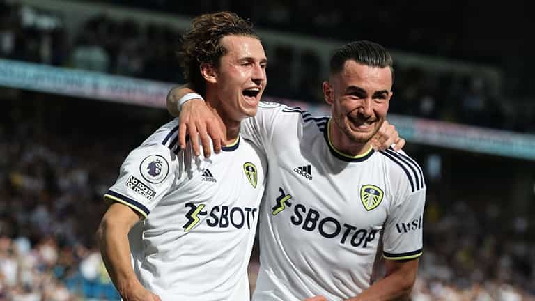 Delivery of new Leeds United shirts delayed after shipping containers were plunged into the sea Delivery of new Leeds United shirts delayed after shipping containers were plunged into the sea