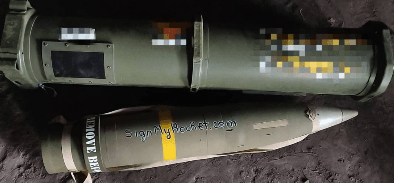 People are paying to have personal messages put on Ukrainian artillery shells